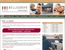 Tablet Screenshot of bellegrove-dental.co.uk